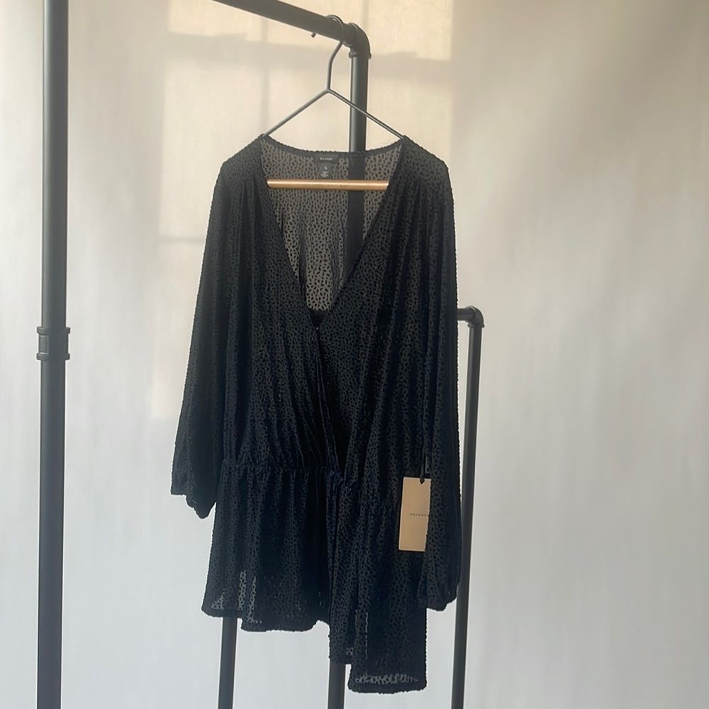 Halogen babydoll blouse